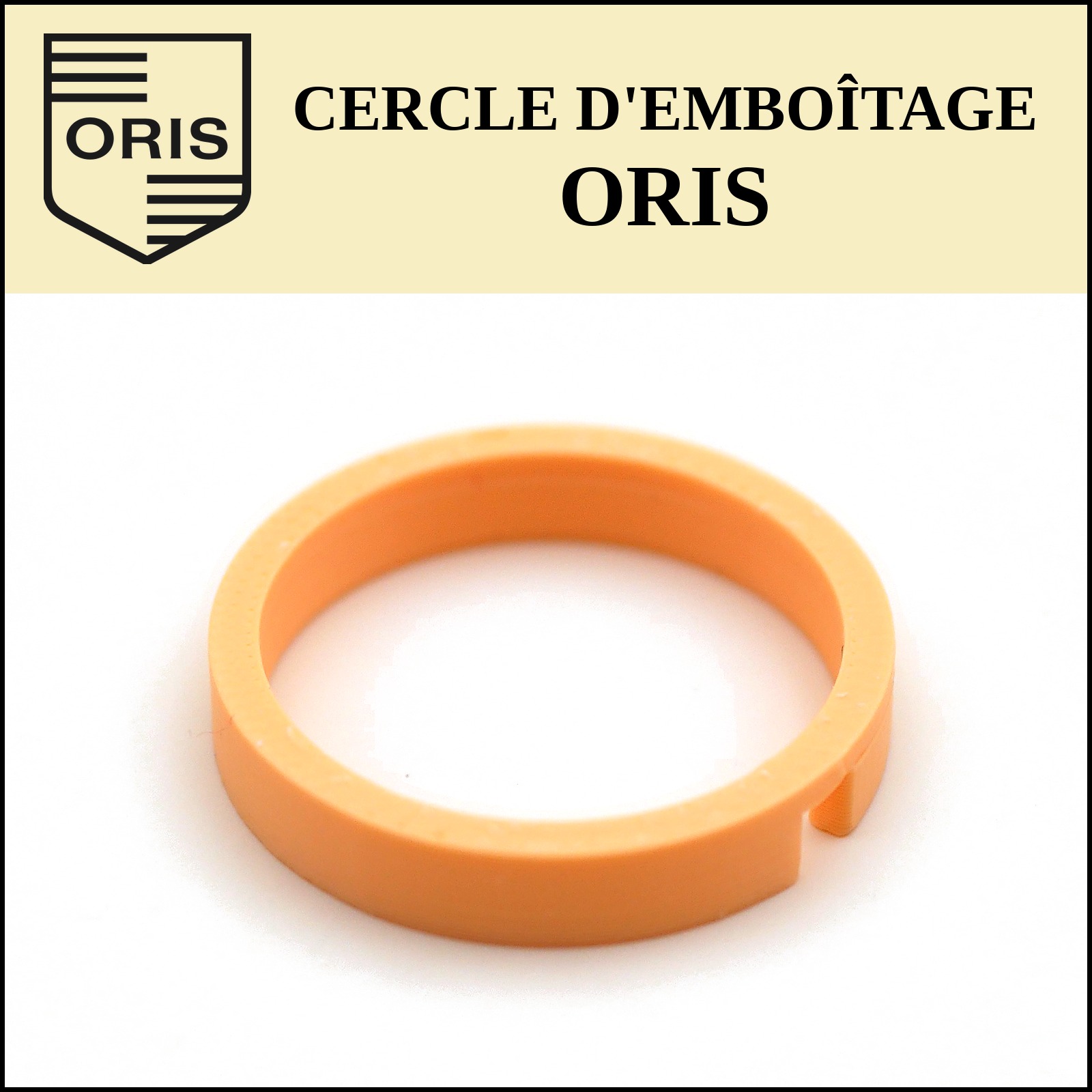 Cercle d'emboîtage sur mesure ORIS, impression 3D
