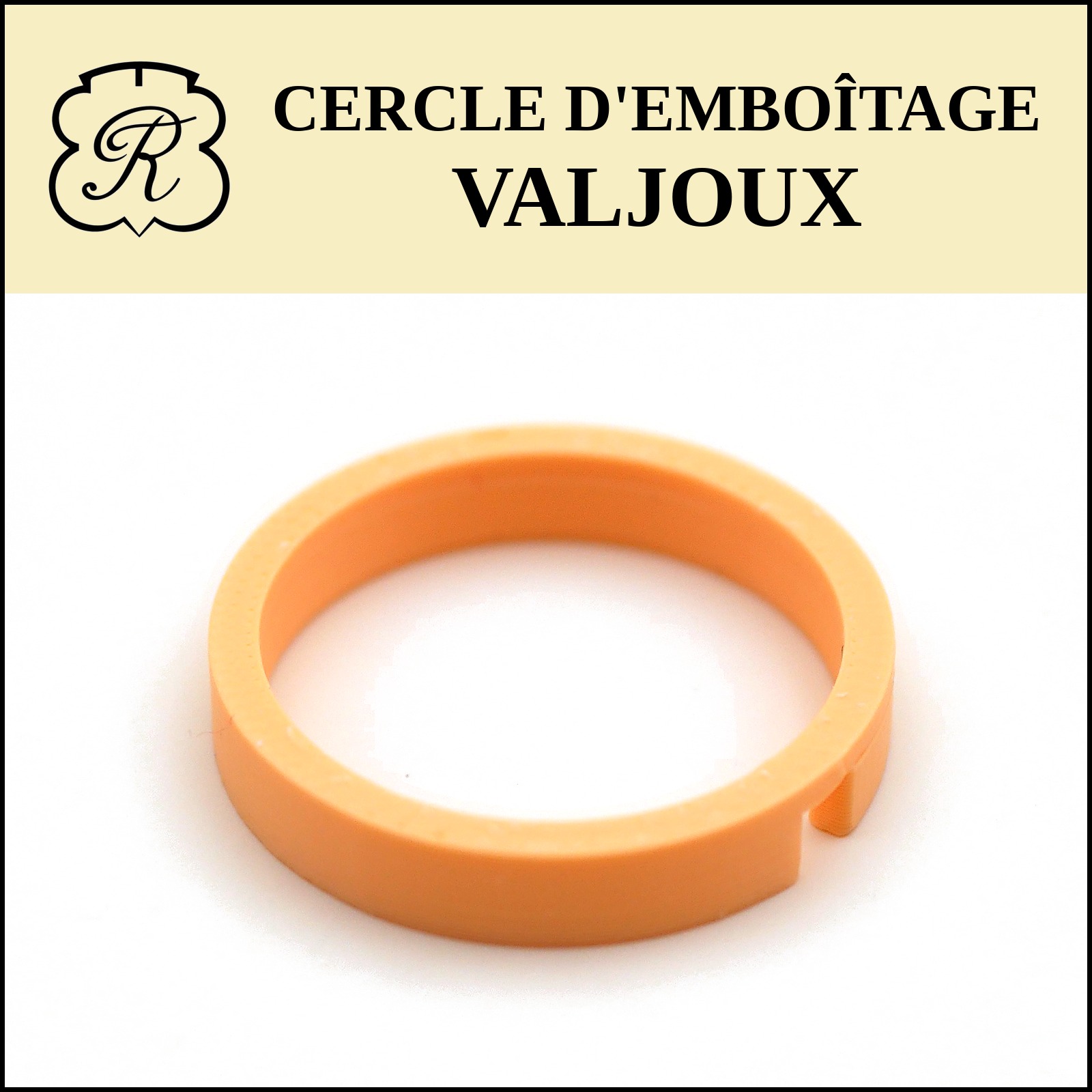 Cercle d'emboîtage sur mesure VALJOUX, impression 3D