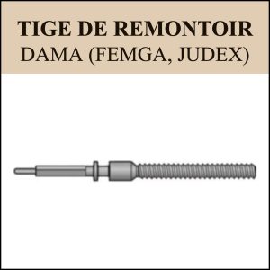 N°401 Tige de remontoir Dama (Femga, Judex) - Menu déroulant [NOS] Winding Stem