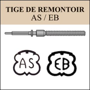 N°401 Tige de remontoir AS / EB - Menu déroulant [NOS] Winding stem