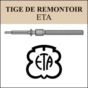 N°401 Tige de remontoir ETA - Menu déroulant [NOS] Winding Stem
