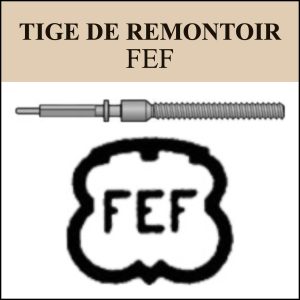 N°401 Tige de remontoir FEF - Menu déroulant [NOS] Winding Stem
