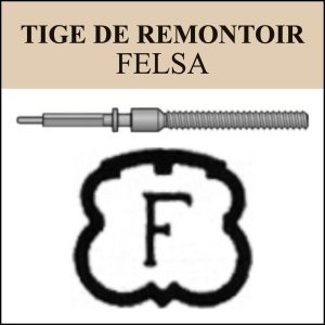 N°401 Tige de remontoir Felsa - Menu déroulant [NOS] Winding Stem