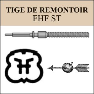 N°401 Tige de remontoir FHF ST - Menu déroulant [NOS] Winding Stem