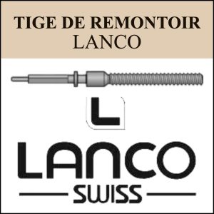 N°401 Tige de remontoir Lanco - Menu déroulant [NOS] Winding Stem