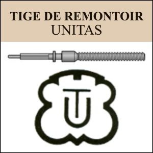 N°401 Tige de remontoir Unitas - Menu déroulant [NOS] Winding Stem