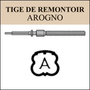 N°401 Tige de remontoir Arogno - Menu déroulant [NOS] Winding Stem