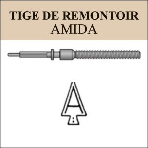 N°401 Tige de remontoir Amida - Menu déroulant [NOS] Winding Stem