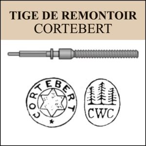 N°401 Tige de remontoir Cortebert - Menu déroulant [NOS] Winding Stem