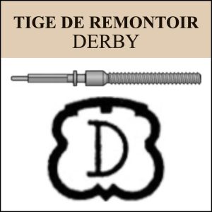 N°401 Tige de remontoir Derby - Menu déroulant [NOS] Winding Stem