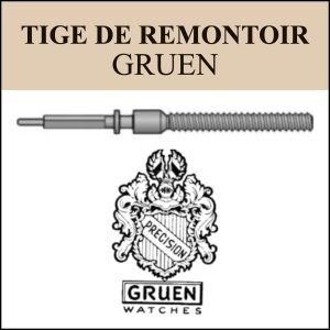 N°401 Tige de remontoir Gruen - Menu déroulant [NOS] Winding Stem