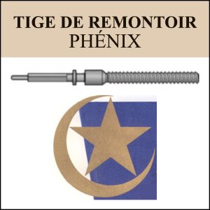 N°401 Tige de remontoir Phénix - Menu déroulant [NOS] Winding Stem