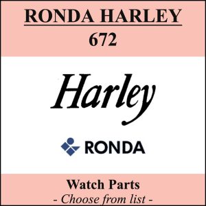 Pièce de montre RONDA HARLEY 672 - Liste déroulante [NOS] Watch part