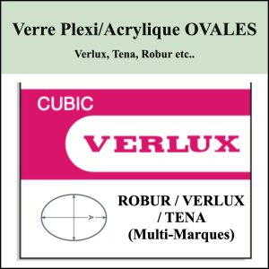 Verre de montre Plexi/Acrylique OVALES - Verlux, Tena, Robur etc.. (Watch glass)