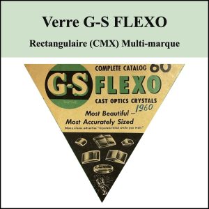 Verre de montre G-S FLEXO - Rectangulaire (CMX) Multi-marque - CHOOSE FROM LIST