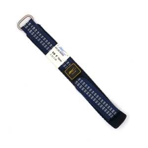 Bracelet de Montre Bondi en Nylon étanche Bleu et blanc - 16 mm - ZRC