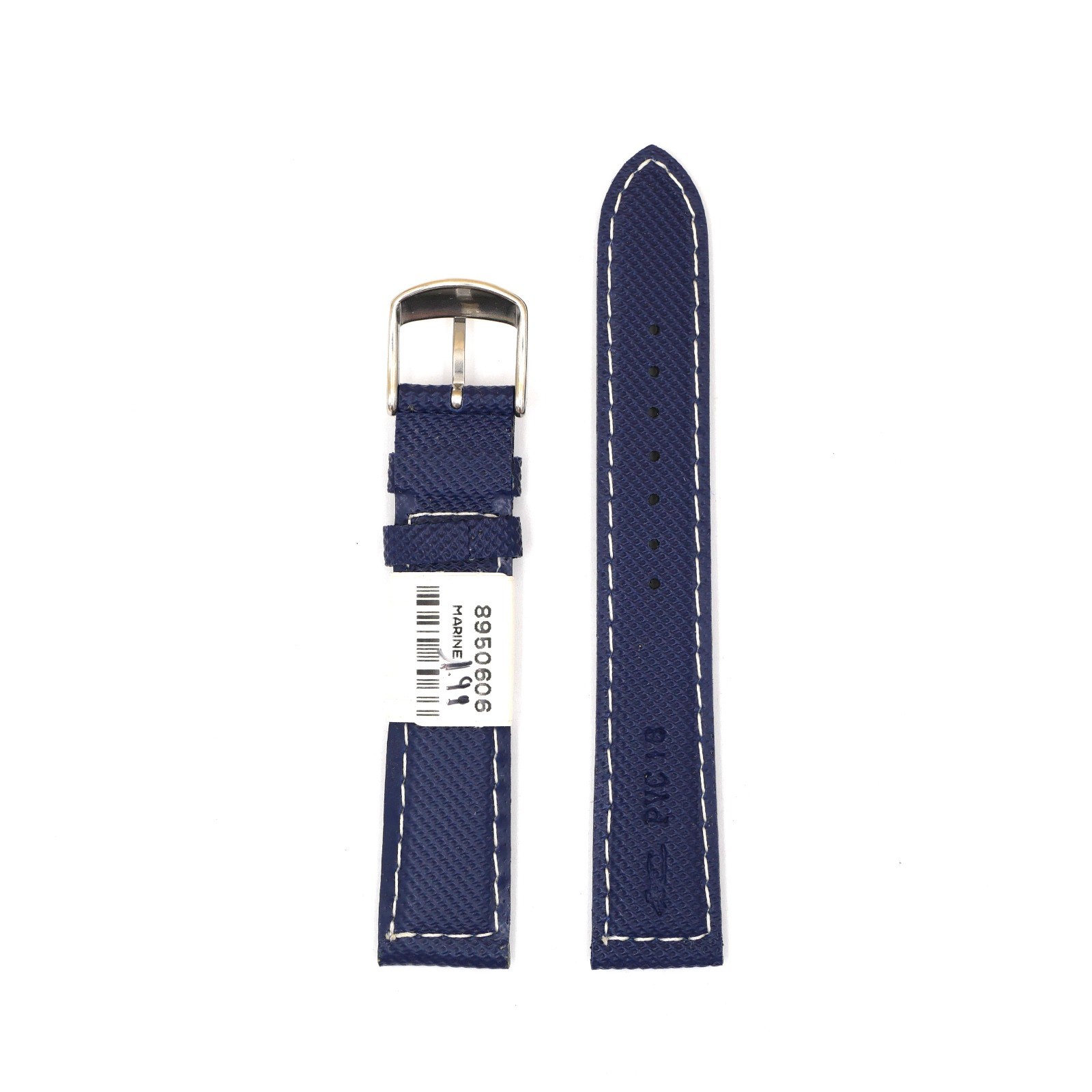 Bracelet de Montre Nautique en PVC étanche Marine - 18 mm - ZRC – Image 2