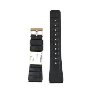 Bracelet de Montre en Silicone étanche Noir - 22 mm - ZRC