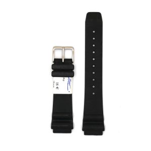 Bracelet de Montre en Silicone étanche Noir - 18 mm - ZRC
