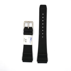 Bracelet de Montre en Silicone étanche Noir - 20 mm - ZRC