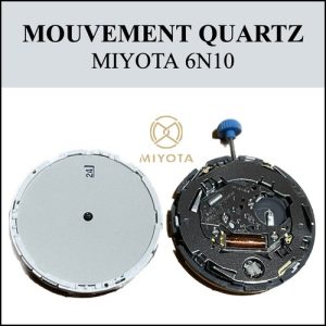 Mouvement de montre Quartz 6N10 Date 3h [NOS] MIYOTA (Watch movement)