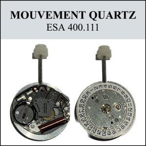 Mouvement de montre Quartz 400.111 Date 3h [NOS] ESA (Watch movement)