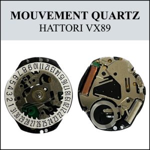 Mouvement de montre Quartz VX89 Date 6h [NOS] HATTORI (Watch movement)