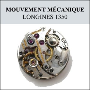 Mouvement pour pièces LONGINES 1350 - Balance OK (movement for parts)