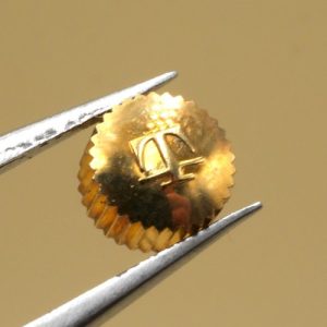 Couronne d'Origine TISSOT Ø5mm Ép 3mm Dorée [NOS] Original watch crown