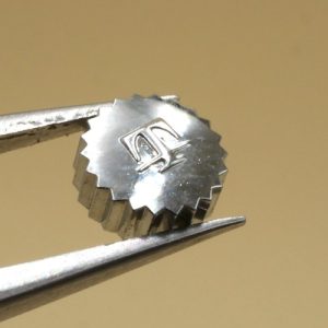 Couronne d'Origine TISSOT Ø6mm Ép 2,9mm Gris métal [NOS] Original watch crown