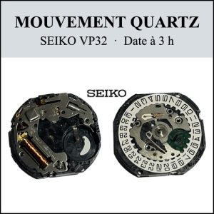 Mouvement de montre Quartz VP32 Date 3h [NOS] SEIKO (Watch movement)