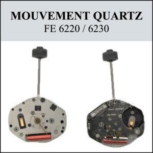 Mouvement de montre Quartz FE 6220/6230 [NOS] (Watch movement)