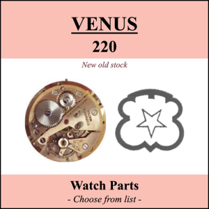 Pièces de montre VENUS 220 - Liste déroulante [NOS] Watch part