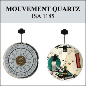 Mouvement de montre Quartz ISA 1185 [NOS] (Watch movement)