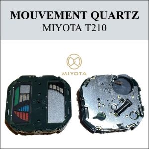 Mouvement de montre Quartz/Digital T210 [NOS] MIYOTA (Watch movement)