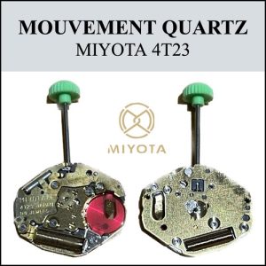 Mouvement de montre Quartz 4T23 [NOS] MIYOTA (Watch movement)