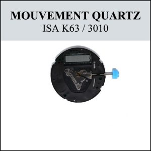 Mouvement de montre Quartz ISA K63 / 3010 [NOS] (Watch movement)