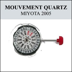 Mouvement de montre Quartz 2005 Date 3H [NOS] MIYOTA (Watch movement)
