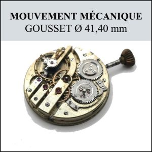 Mouvement gousset pour pièces Ø41,40 - Ne fonctionne pas, Balancier OK