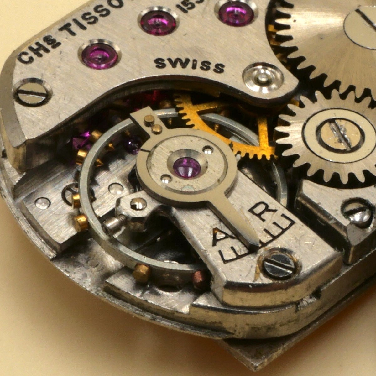 Mouvement pour pièces TISSOT 13.6 - Balancier HS (movement for parts) - Image 3