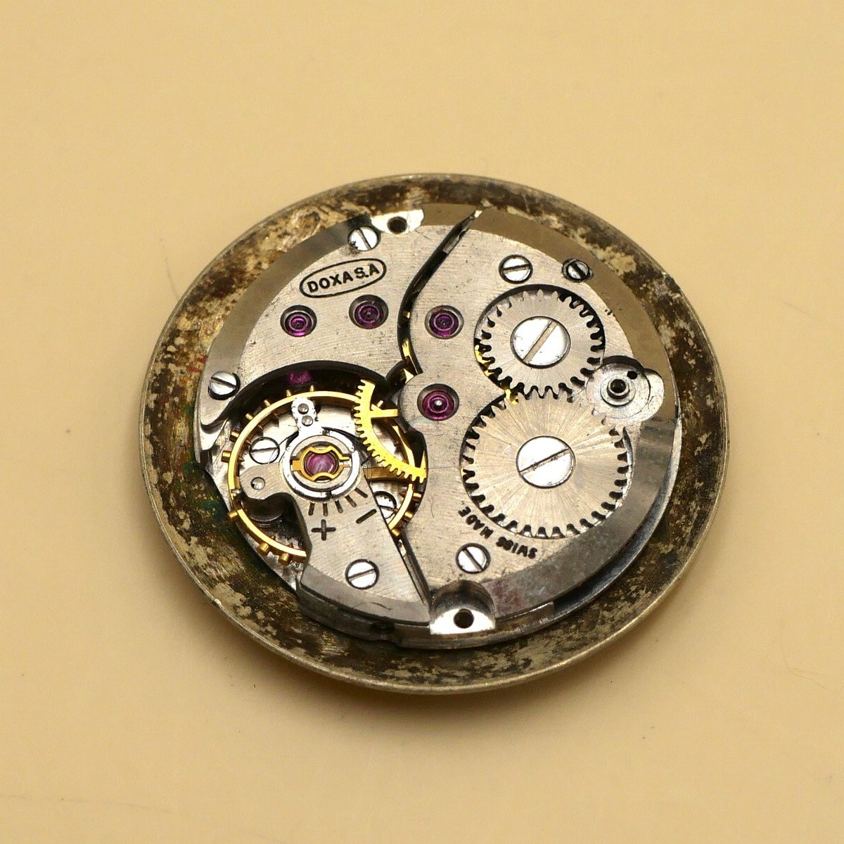 Mouvement pour pièces DOXA 6¾" 67 Balancier OK - Cadran Ø23,90mm DOXA – Image 2