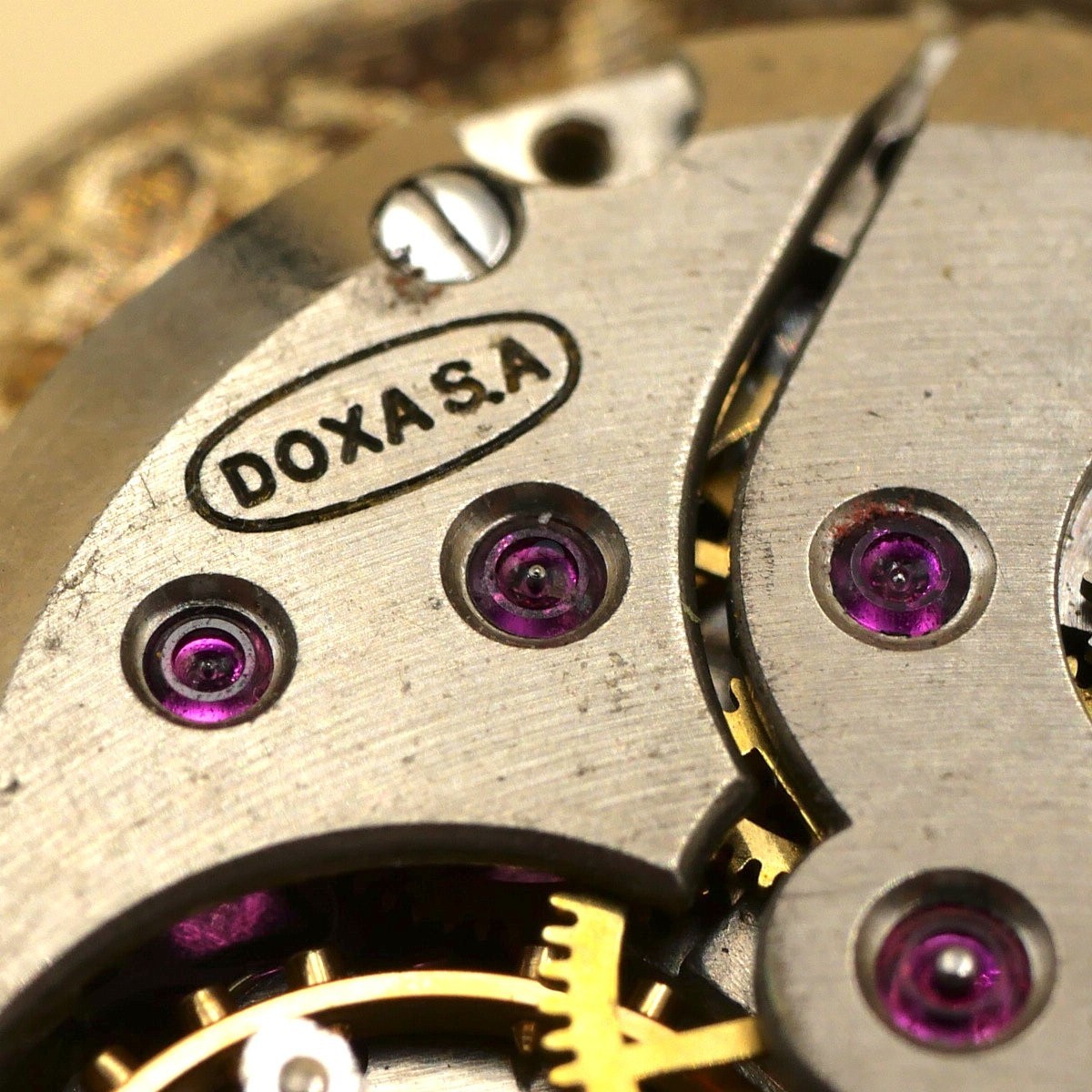 Mouvement pour pièces DOXA 6¾" 67 Balancier OK - Cadran Ø23,90mm DOXA – Image 3