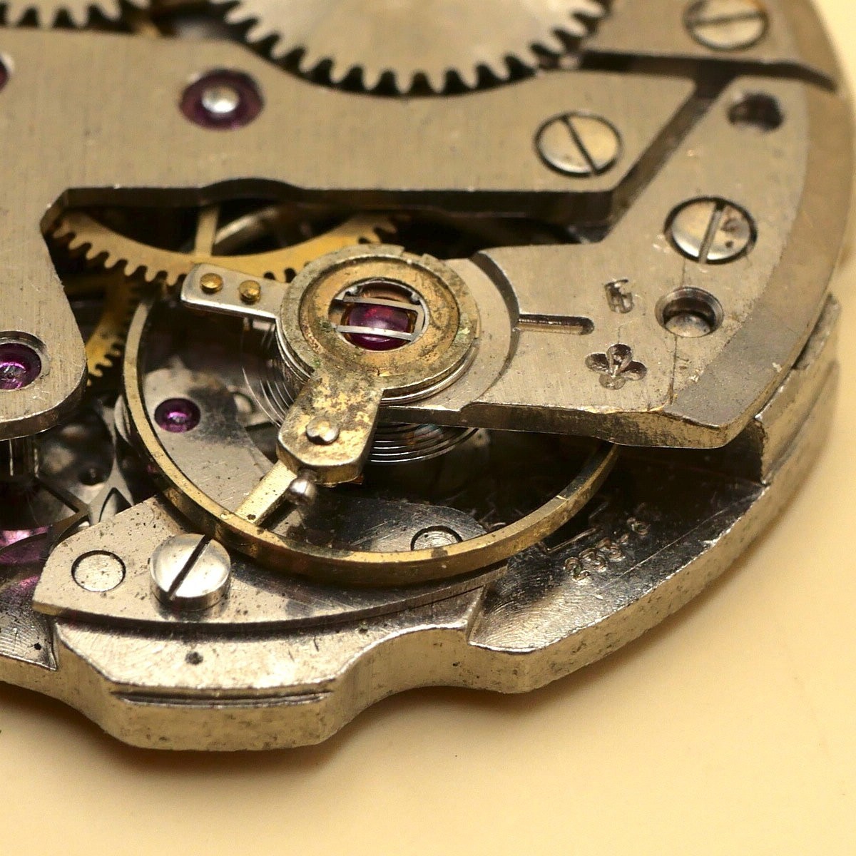 Mouvement pour pièces FE 233-67 Balance OK Fonctionne (watch movement for parts) – Image 3