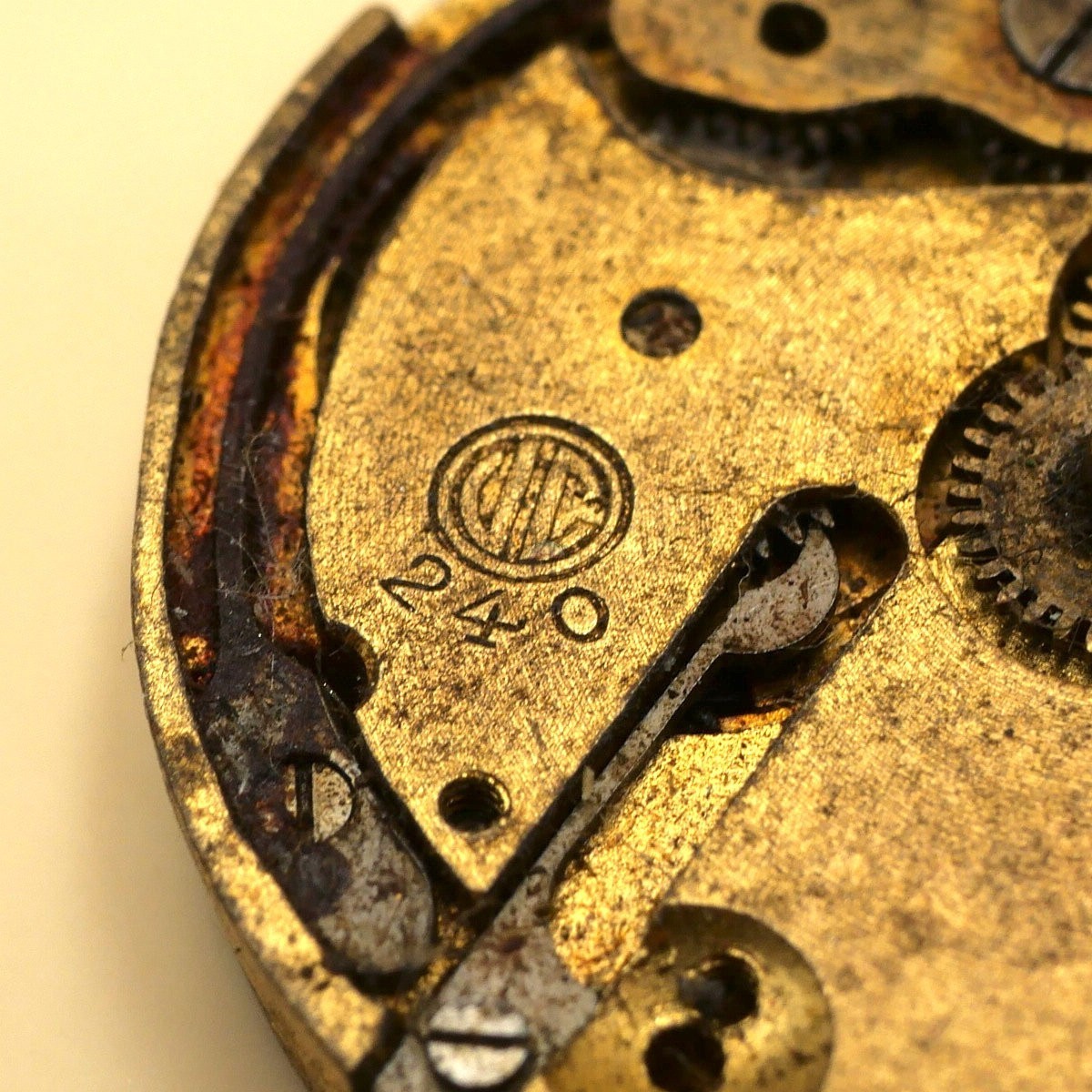 Mouvement pour pièces Cuppilard JC 240 No Balance (watch movement for parts) – Image 3