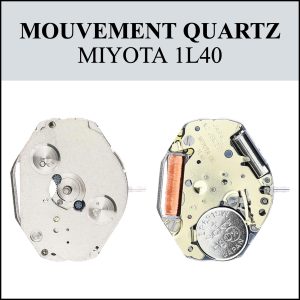 Mouvement de montre Quartz 1L40 Petite seconde [NOS] MIYOTA (Watch movement)