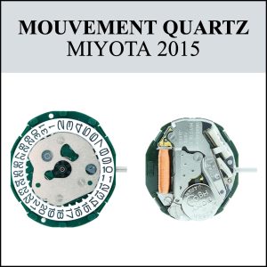 Mouvement de montre Quartz 2015 3 aiguilles Date [NOS] MIYOTA (Watch movement)