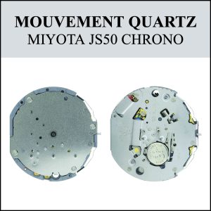 Mouvement de montre Quartz Chrono JS50 6 aiguilles [NOS] MIYOTA (Watch movement)