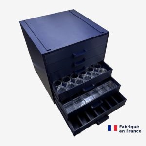 Layette horloger en ABS 6 tiroirs modulable rangement fournitures [NEUF]